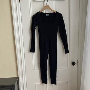 Black Long Sleeve Jumpsuit